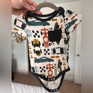 Little Sleepies Multicolor Car Print Bodysuit